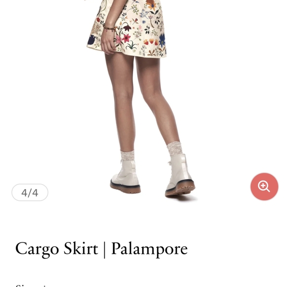 (SOLD)Rare. The KIT cargo skirt Palampore NEW Large - Picture 13 of 14